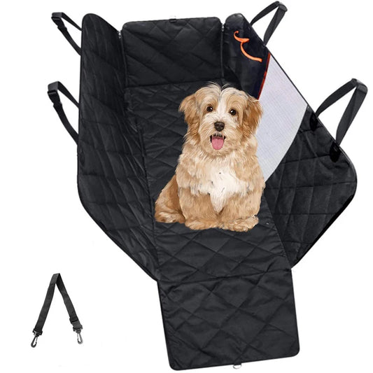 Premium Rear Seat Covers for Pets - Durable Oxford Cloth Dog Seat Protector for All Seasons