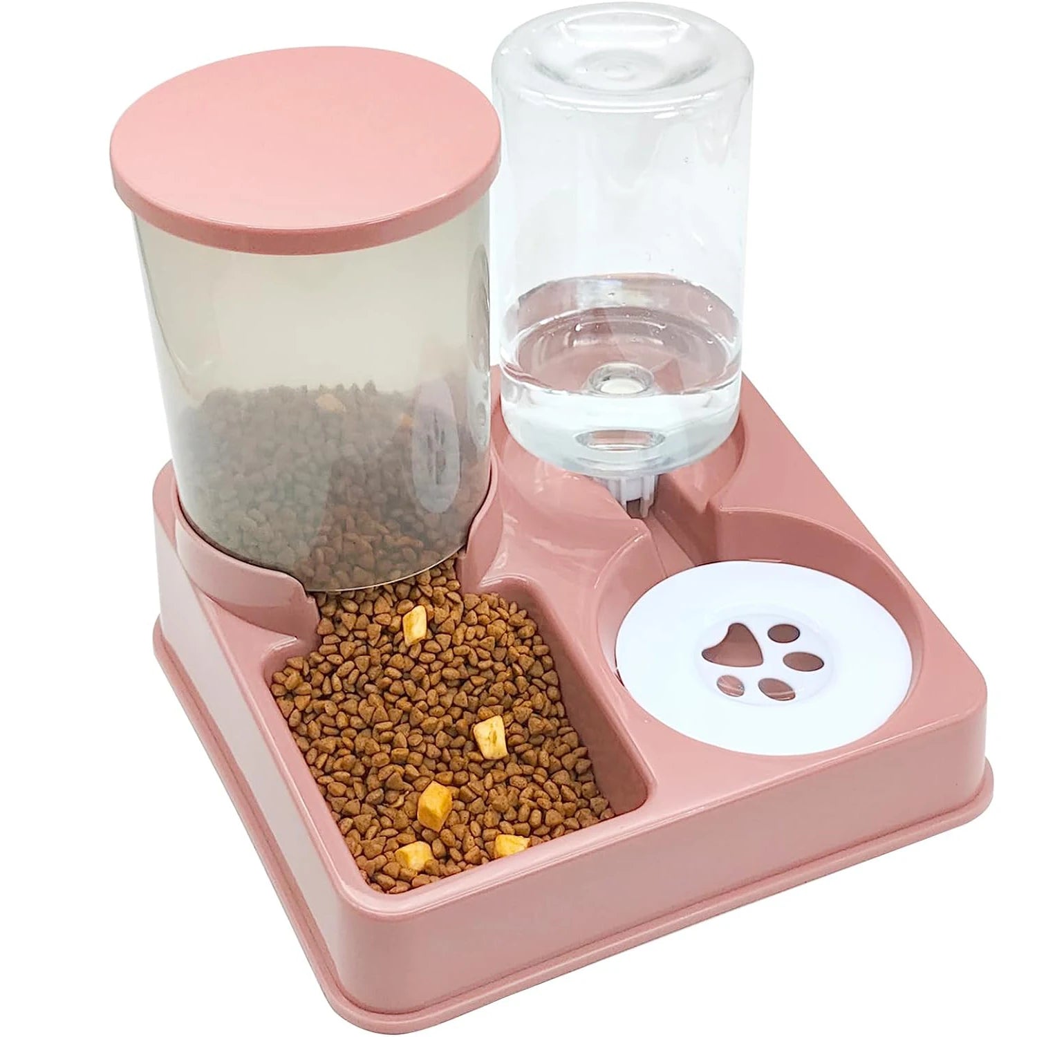 Revolutionary 2-in-1 Automatic Pet Feeder and Water Dispenser Set for Dogs - Effortless Feeding and Hydration!
