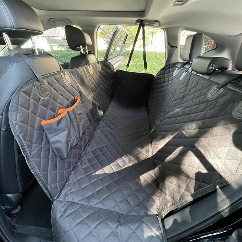 Premium Rear Seat Covers for Pets - Durable Oxford Cloth Dog Seat Protector for All Seasons