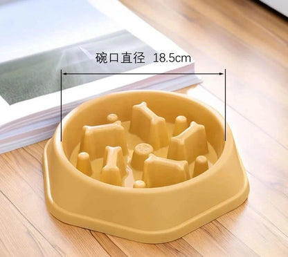 Slow Feeder Dog Bowl Anti-Choking Slow Feeding Bowls for Dogs Anti-Slip Pet Slow Eat Dishes Puzzle Bowls for Small Medium Dogs